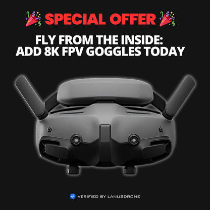 Fly from the Inside: Add 8K FPV Goggles Today
